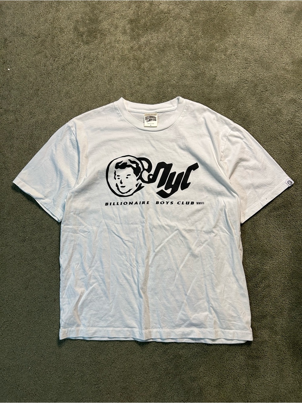 Vintage Original 2005 Billionaire Boys Club BBC Logo T Shirt XL Y2K Streetwear
